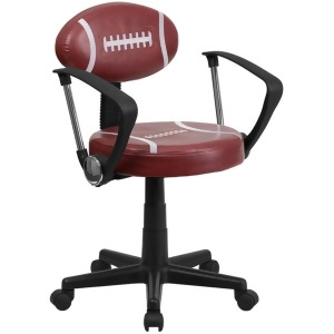Flash Furniture Football Task Chair Brown Bt-6181-foot-a-gg - All
