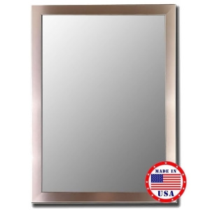 Hitchcock Butterfield 23 X 59 Stainless Framed Wall Mirror 256101 - All