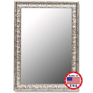 Hitchcock Butterfield 41 X 53 Antique Mayan Silver Framed Wall Mirror 270104 - All