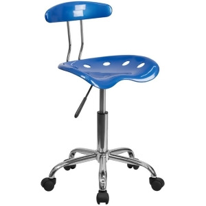 Flash Furniture Blue Plastic Task Chair Blue Lf-214-brightblue-gg - All