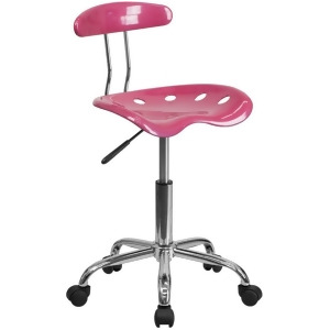 Flash Furniture Pink Plastic Task Chair Pink Lf-214-pink-gg - All
