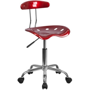 Flash Furniture Red Plastic Task Chair Red Lf-214-winered-gg - All