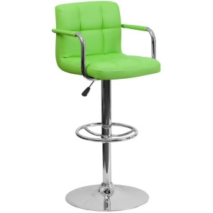 Flash Furniture Green Contemporary Barstool Green Ch-102029-grn-gg - All