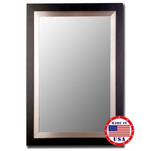 Hitchcock Butterfield 40 X 79 Black / Silver Framed Wall Mirror 257607 - All