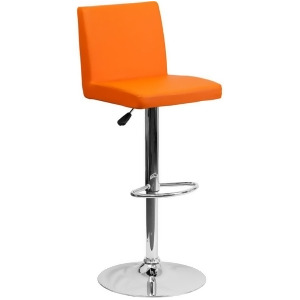 Flash Furniture Orange Contemporary Barstool Orange Ch-92066-org-gg - All
