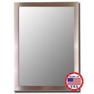 Hitchcock Butterfield 17 X 35 Stainless Framed Wall Mirror 2561000 - All