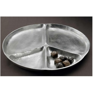 St. Croix Kindwer 15 Peace Four Section Aluminum Serving Tray Silver A1174 - All