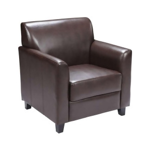 Flash Furniture Hercules Diplomat Series Brown Leather Chair Bt-827-1-bn-gg - All