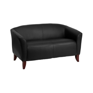 Flash Furniture Hercules Imperial Series Black Leather Love Seat 111-2-Bk-gg - All
