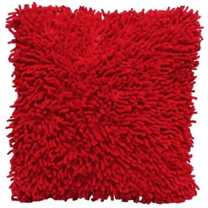St. Croix Shagadelic Chenille Twist Pillow Red Pchs1813 - All