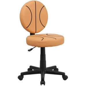 Flash Furniture Basketball Task Chair Black Orange Bt-6178-basket-gg - All