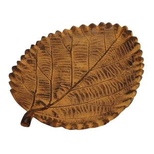 St. Croix Kindwer Metal Oak Leaf Tray Brown A013 - All