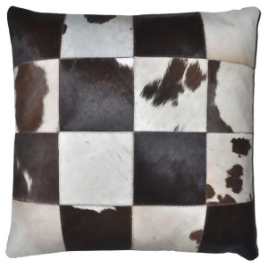 St. Croix Matador Leather Hide Pillow Dark Brown Pls1803 - All