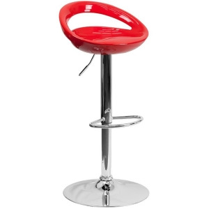 Flash Furniture Red Contemporary Barstool Red Ch-tc3-1062-red-gg - All
