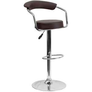 Flash Furniture Brown Contemporary Barstool Brown Ch-tc3-1060-brn-gg - All
