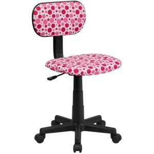Flash Furniture Multi-Color Fabric Task Chair Pink White Bt-d-pk-gg - All