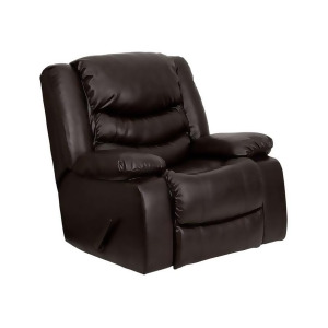 Flash Furniture Plush Brown Leather Rocker Recliner Men-dsc01078-brn-gg - All