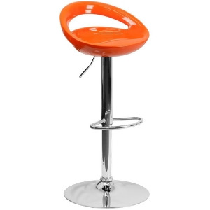 Flash Furniture Orange Contemporary Barstool Orange Ch-tc3-1062-org-gg - All