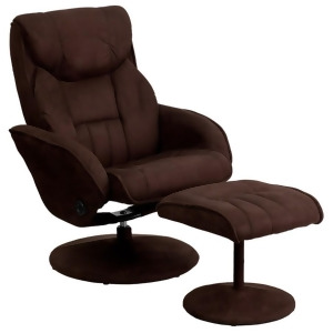 Flash Furniture Brown Microfiber Recliner Brown Bt-7895-mic-pinpoint-gg - All