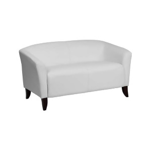 Flash Furniture Hercules Imperial Series White Leather Love Seat 111-2-Wh-gg - All
