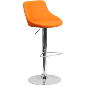 Flash Furniture Orange Contemporary Barstool Orange Ch-82028-mod-org-gg - All