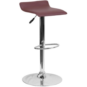 Flash Furniture Burgundy Contemporary Barstool Burgundy Ds-801-cont-burg-gg - All