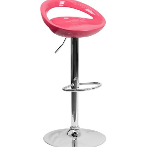 Flash Furniture Pink Contemporary Barstool Pink Ch-tc3-1062-pk-gg - All