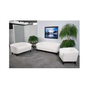 Flash Furniture Hercules Imperial Series Reception Set In White 111-Set-wh-gg - All