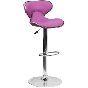 Flash Furniture Purple Contemporary Barstool Purple Ds-815-pur-gg - All