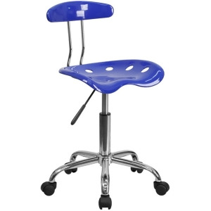 Flash Furniture Blue Plastic Task Chair Blue Lf-214-nauticalblue-gg - All
