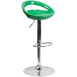 Flash Furniture Green Contemporary Barstool Green Ch-tc3-1062-gn-gg - All