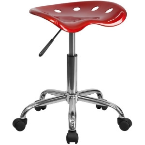 Flash Furniture Red Plastic Stool Red Lf-214a-winered-gg - All