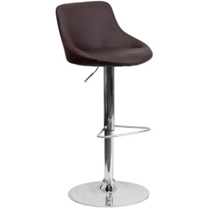 Flash Furniture Brown Contemporary Barstool Brown Ch-82028-mod-brn-gg - All