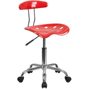 Flash Furniture Red Plastic Task Chair Red Lf-214-cherrytomato-gg - All