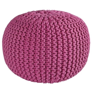 St. Croix 16 Orchid Cotton Rope Pouf Ottoman Orchid Fcr1819 - All