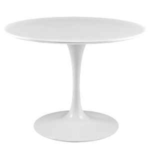 Modway Furniture Lippa 40 Wood Top Dining Table White Eei-1117-whi - All