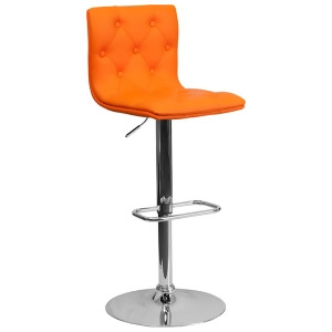 Flash Furniture Orange Contemporary Barstool Orange Ch-112080-org-gg - All