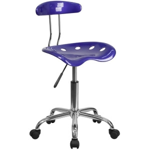 Flash Furniture Blue Plastic Task Chair Blue Lf-214-deepblue-gg - All