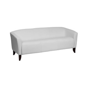 Flash Furniture Hercules Imperial Series White Leather Sofa 111-3-Wh-gg - All