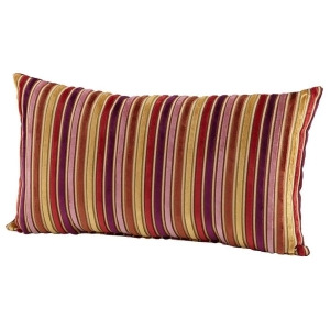 Cyan Design Vibrant Strip Pillow Purple 06529 - All