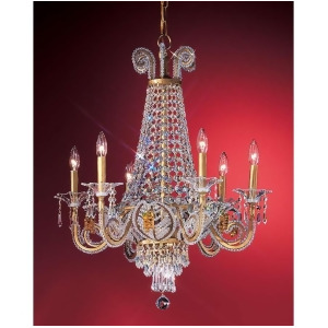 Classic Lighting Beaded Leaf Crystal Chandelier Ebony Pearl 69758Epdcl - All