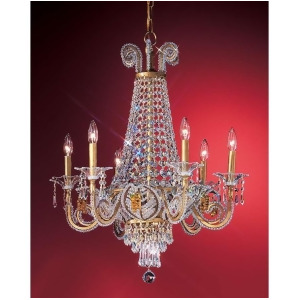 Classic Lighting Beaded Leaf Crystal Chandelier Ebony Pearl 69758Epdcl - All