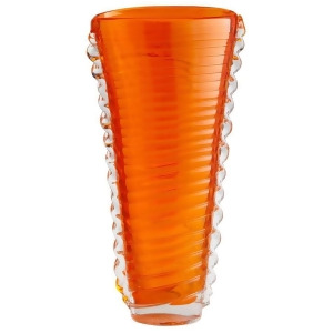 Cyan Design Medium Dollie Vase Orange and Clear 06544 - All