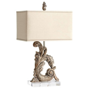 Cyan Design Posy Table Lamp Limed Gracewood 05253 - All