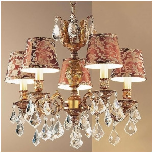 Classic Lighting Chateau Crystal Chandelier French Gold 57375Fgcpbg - All