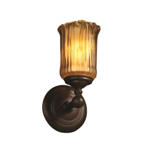 Justice Design Wall Sconce Gla-8521-16-ambr-dbrz - All