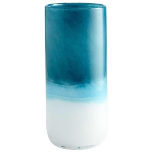 Cyan Design Medium Turquoise Cloud Vase Blue and White 05876 - All