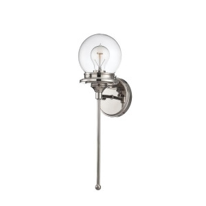 Savoy House Downing 1 Light Sconce Polished Nickel 9-231-1-109 - All