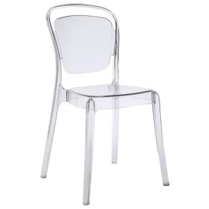 Modway Furniture Entreat Dining Side Chair Clear Eei-1070-clr - All
