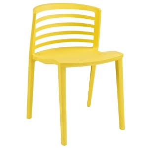 Modway Furniture Curvy Dining Side Chair Yellow Eei-557-ylw - All